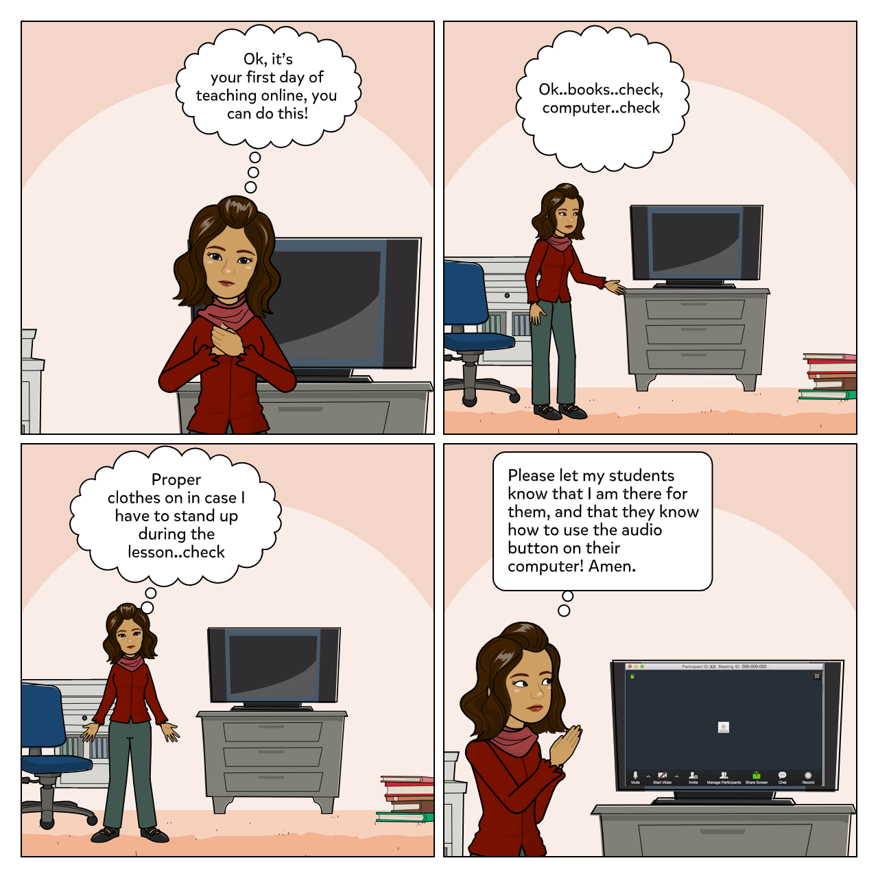 online teacher comic