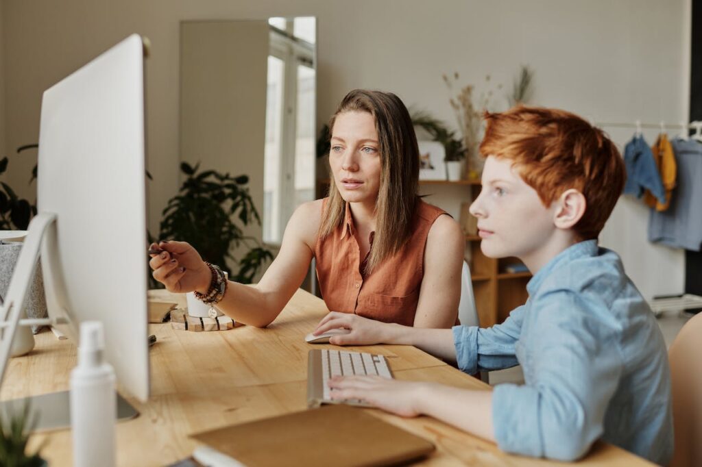 parents and online learning