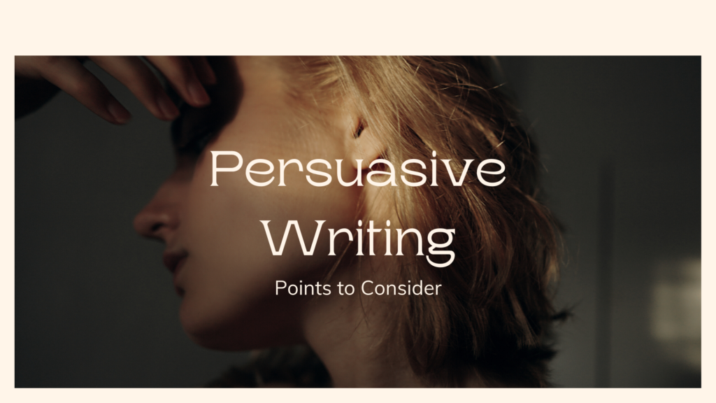 persuasive writing cover