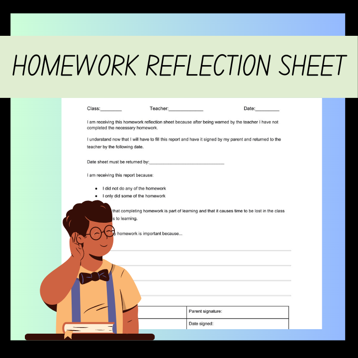 homeschool sheet