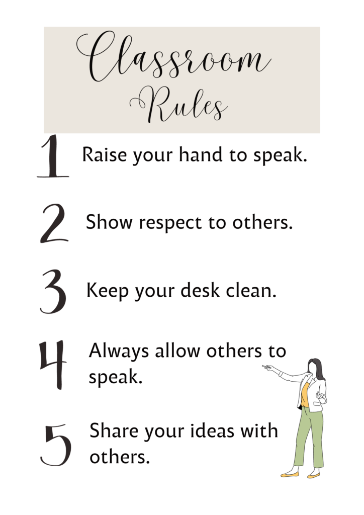 classroom rules