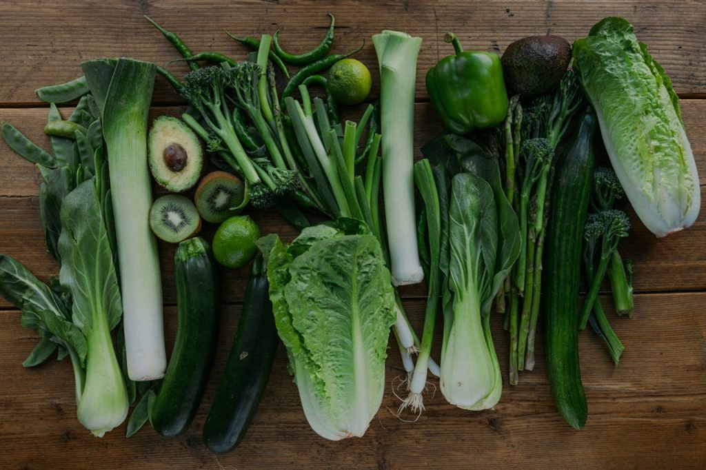 green vegetables to promote active learning